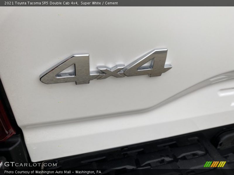 Super White / Cement 2021 Toyota Tacoma SR5 Double Cab 4x4