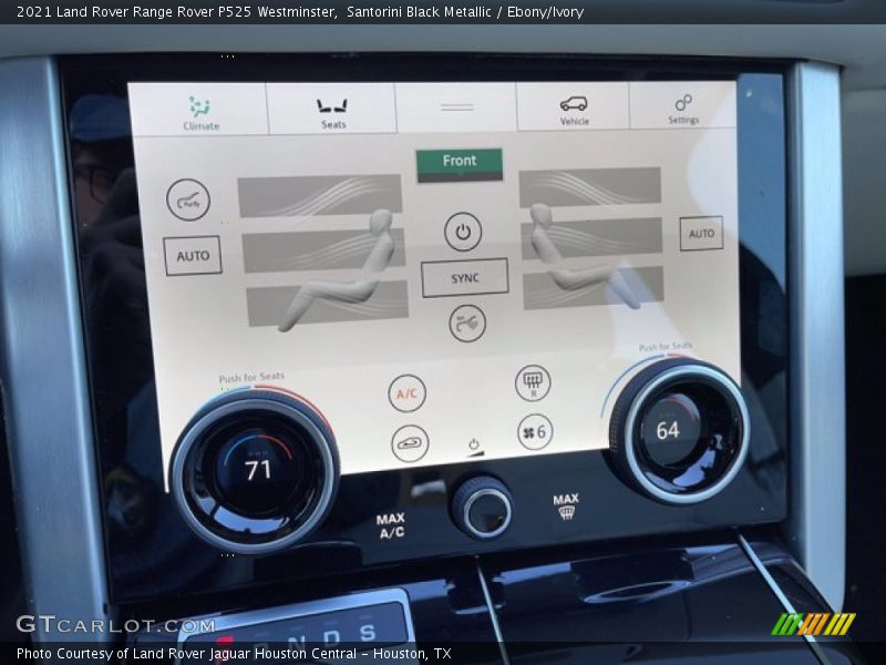 Santorini Black Metallic / Ebony/Ivory 2021 Land Rover Range Rover P525 Westminster