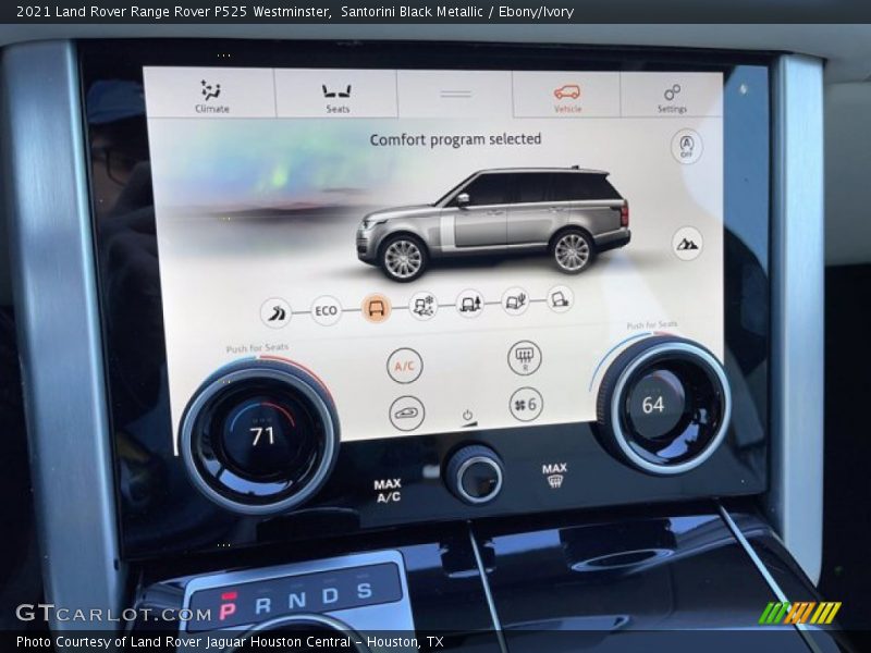 Santorini Black Metallic / Ebony/Ivory 2021 Land Rover Range Rover P525 Westminster