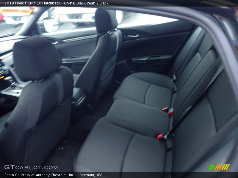 Crystal Black Pearl / Black 2019 Honda Civic EX Hatchback