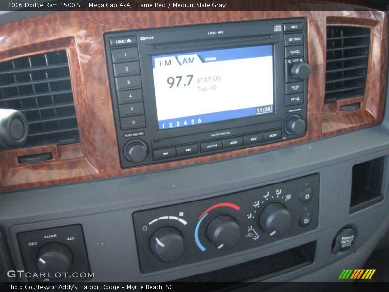 Flame Red / Medium Slate Gray 2006 Dodge Ram 1500 SLT Mega Cab 4x4