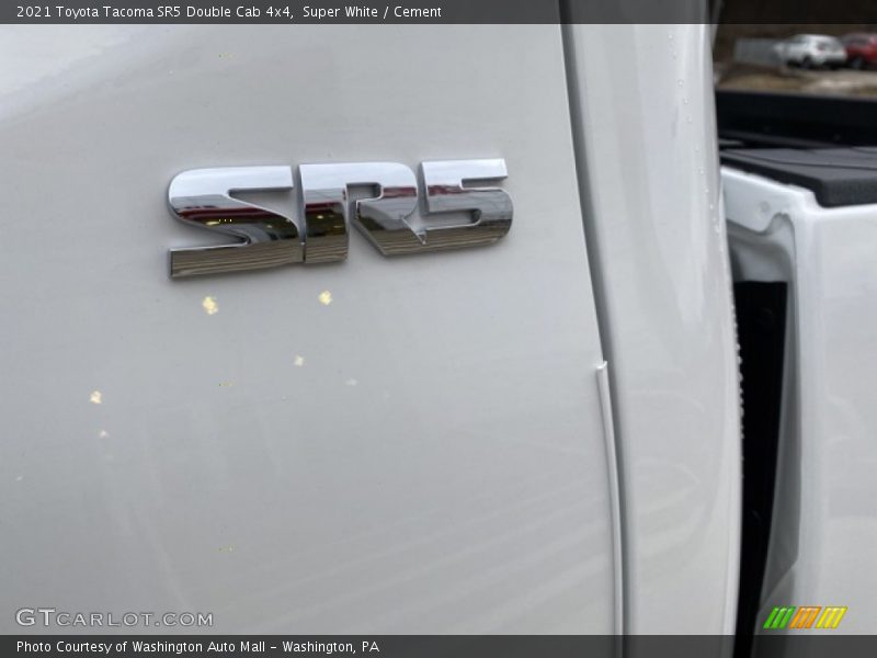 Super White / Cement 2021 Toyota Tacoma SR5 Double Cab 4x4