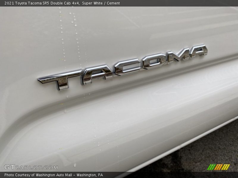 Super White / Cement 2021 Toyota Tacoma SR5 Double Cab 4x4