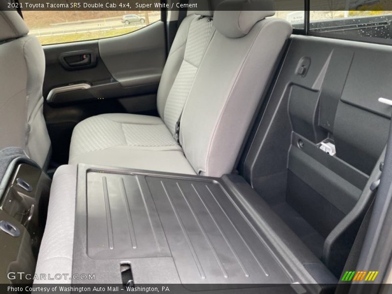 Super White / Cement 2021 Toyota Tacoma SR5 Double Cab 4x4