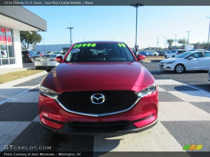 Soul Red Crystal Metallic / Black 2019 Mazda CX-5 Sport