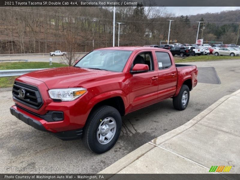 Front 3/4 View of 2021 Tacoma SR Double Cab 4x4