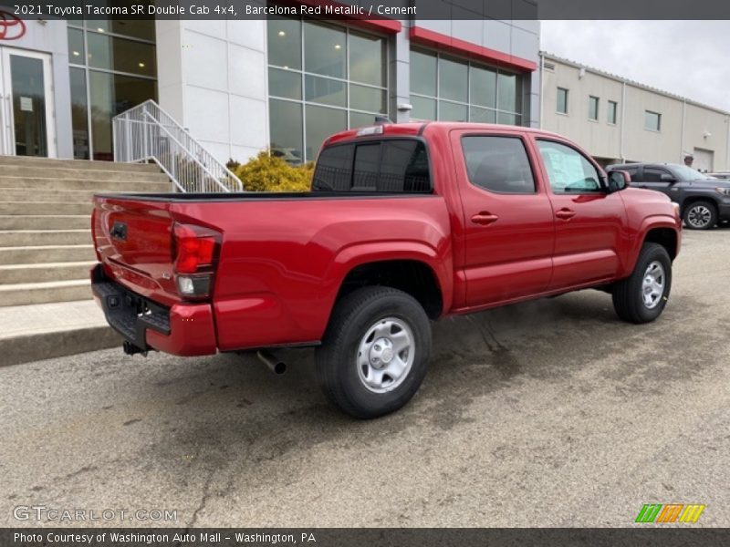 Barcelona Red Metallic / Cement 2021 Toyota Tacoma SR Double Cab 4x4