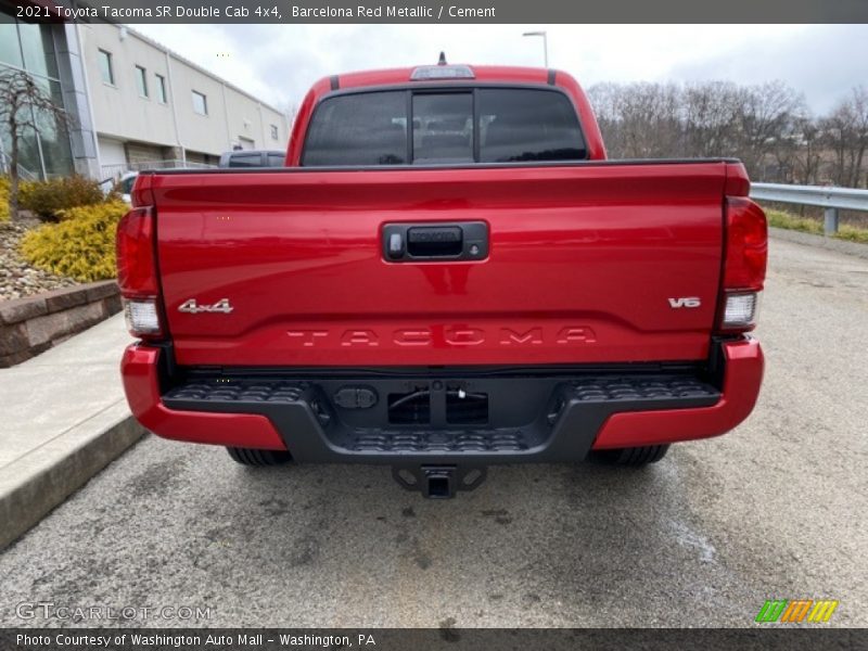 Barcelona Red Metallic / Cement 2021 Toyota Tacoma SR Double Cab 4x4