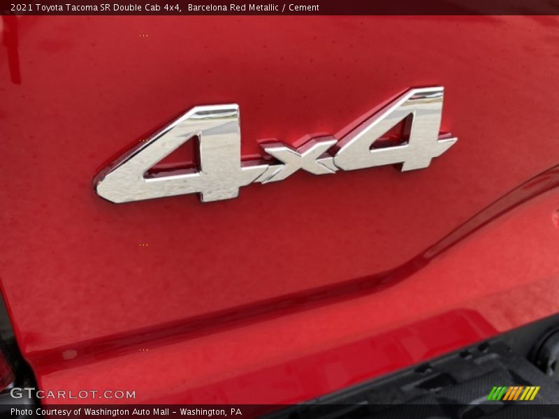 Barcelona Red Metallic / Cement 2021 Toyota Tacoma SR Double Cab 4x4