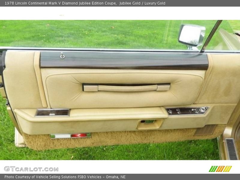 Door Panel of 1978 Continental Mark V Diamond Jubilee Edition Coupe