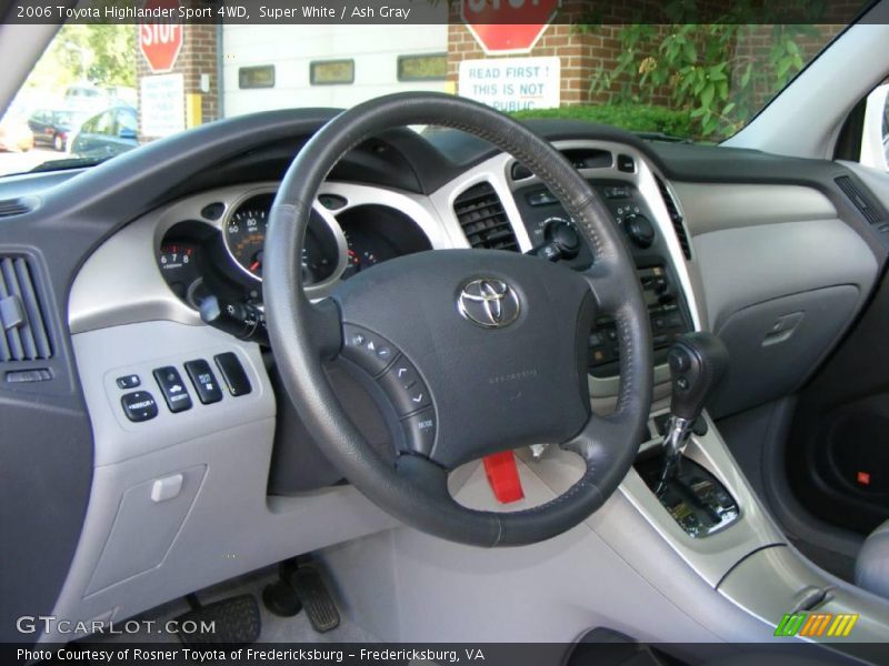 Super White / Ash Gray 2006 Toyota Highlander Sport 4WD
