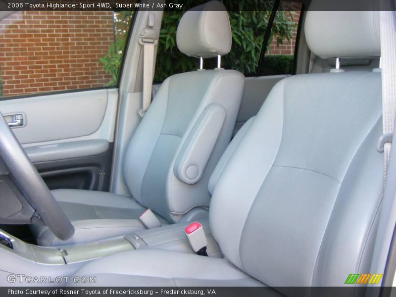 Super White / Ash Gray 2006 Toyota Highlander Sport 4WD