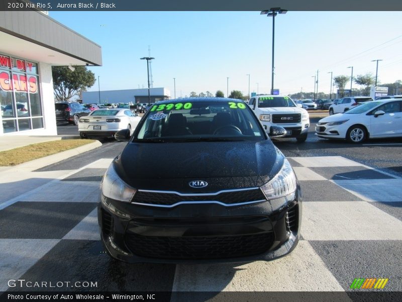 Aurora Black / Black 2020 Kia Rio S