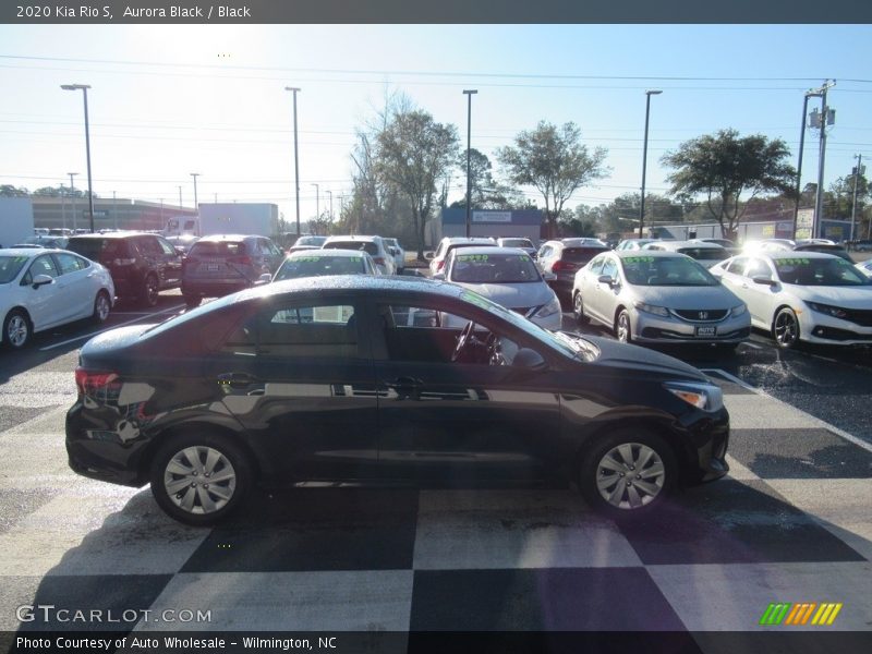 Aurora Black / Black 2020 Kia Rio S