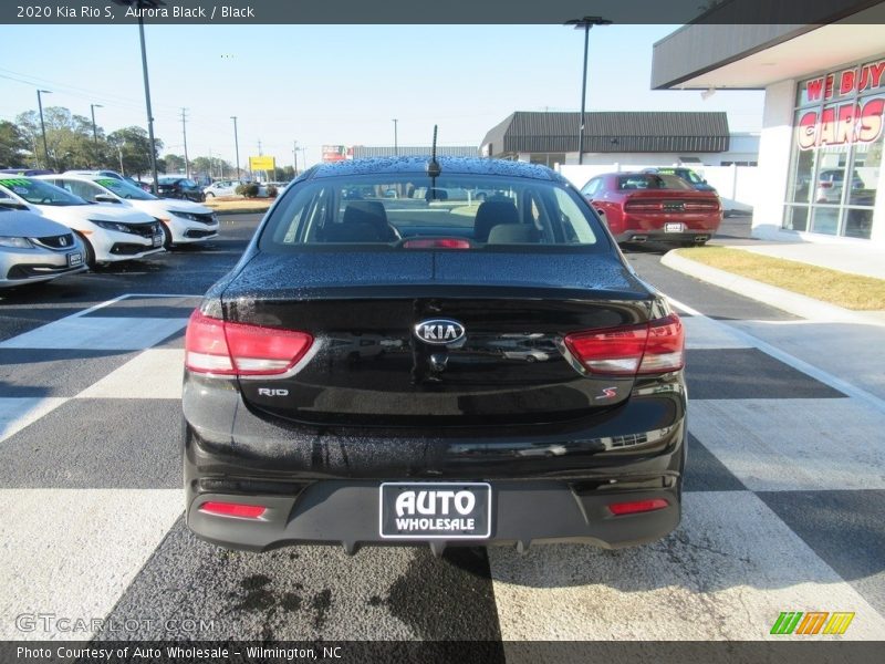 Aurora Black / Black 2020 Kia Rio S