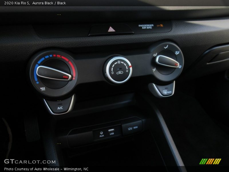 Aurora Black / Black 2020 Kia Rio S