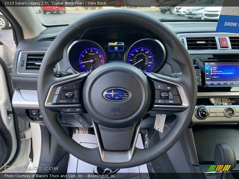 Crystal White Pearl / Slate Black 2019 Subaru Legacy 2.5i
