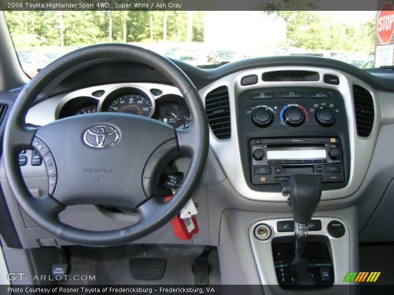 Super White / Ash Gray 2006 Toyota Highlander Sport 4WD