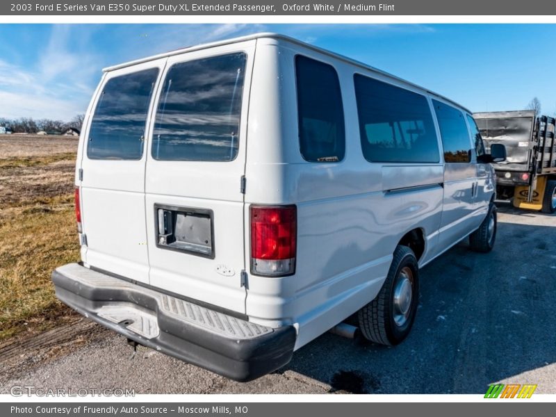 Oxford White / Medium Flint 2003 Ford E Series Van E350 Super Duty XL Extended Passenger