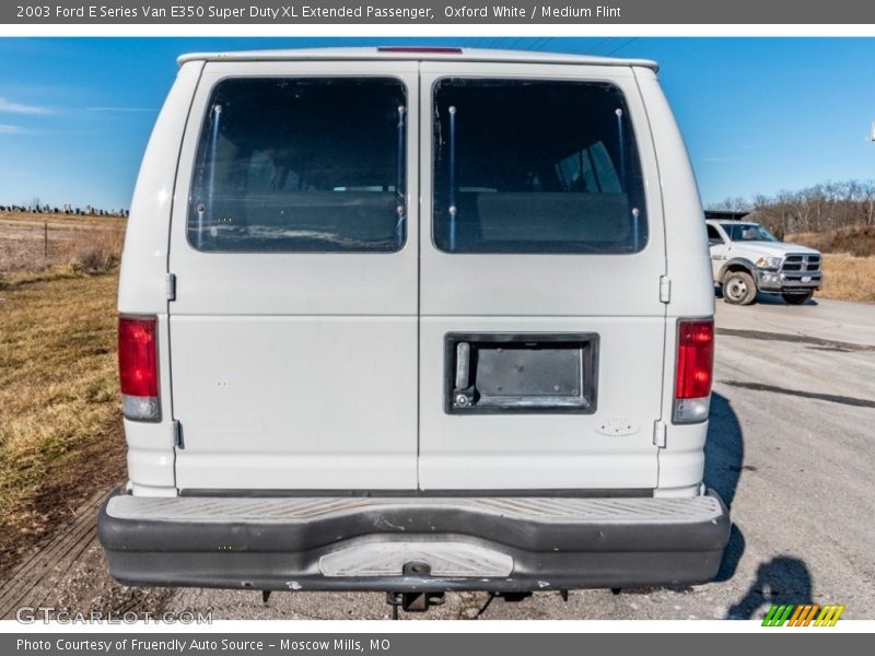 Oxford White / Medium Flint 2003 Ford E Series Van E350 Super Duty XL Extended Passenger