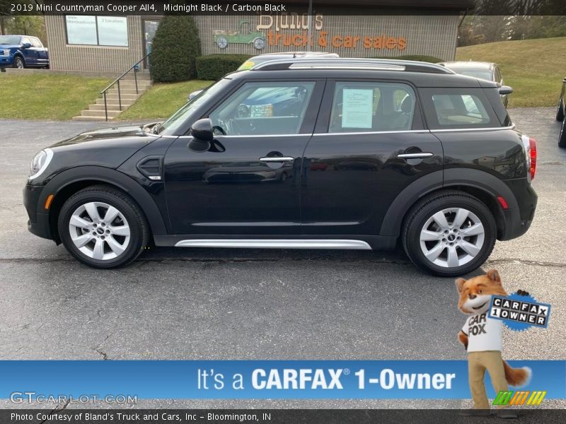 Midnight Black / Carbon Black 2019 Mini Countryman Cooper All4