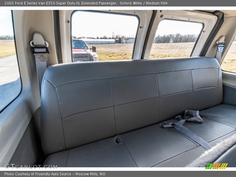 Oxford White / Medium Flint 2003 Ford E Series Van E350 Super Duty XL Extended Passenger