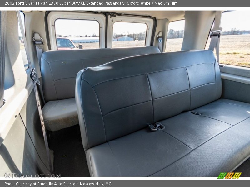 Oxford White / Medium Flint 2003 Ford E Series Van E350 Super Duty XL Extended Passenger