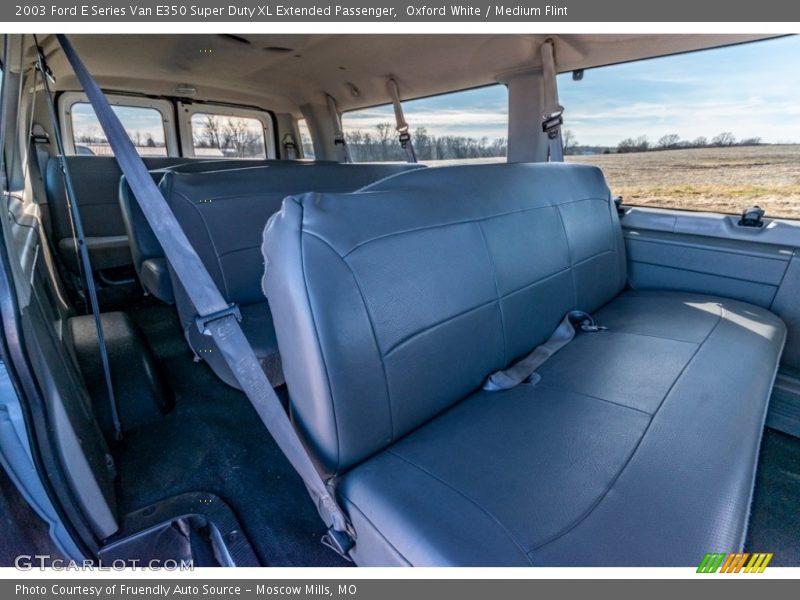 Oxford White / Medium Flint 2003 Ford E Series Van E350 Super Duty XL Extended Passenger