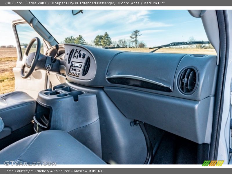 Oxford White / Medium Flint 2003 Ford E Series Van E350 Super Duty XL Extended Passenger