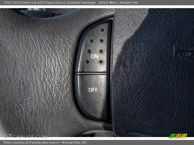 Oxford White / Medium Flint 2003 Ford E Series Van E350 Super Duty XL Extended Passenger