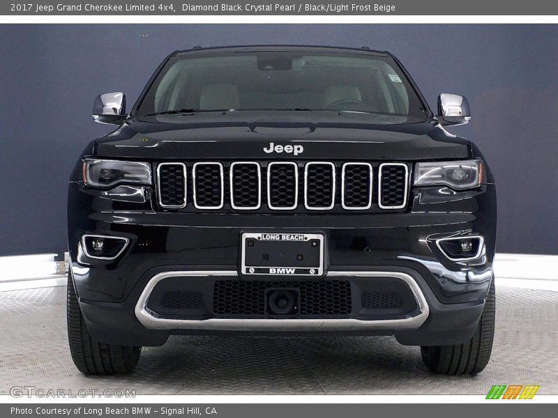 Diamond Black Crystal Pearl / Black/Light Frost Beige 2017 Jeep Grand Cherokee Limited 4x4