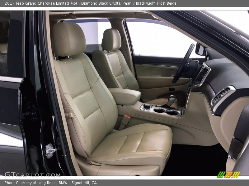 Diamond Black Crystal Pearl / Black/Light Frost Beige 2017 Jeep Grand Cherokee Limited 4x4