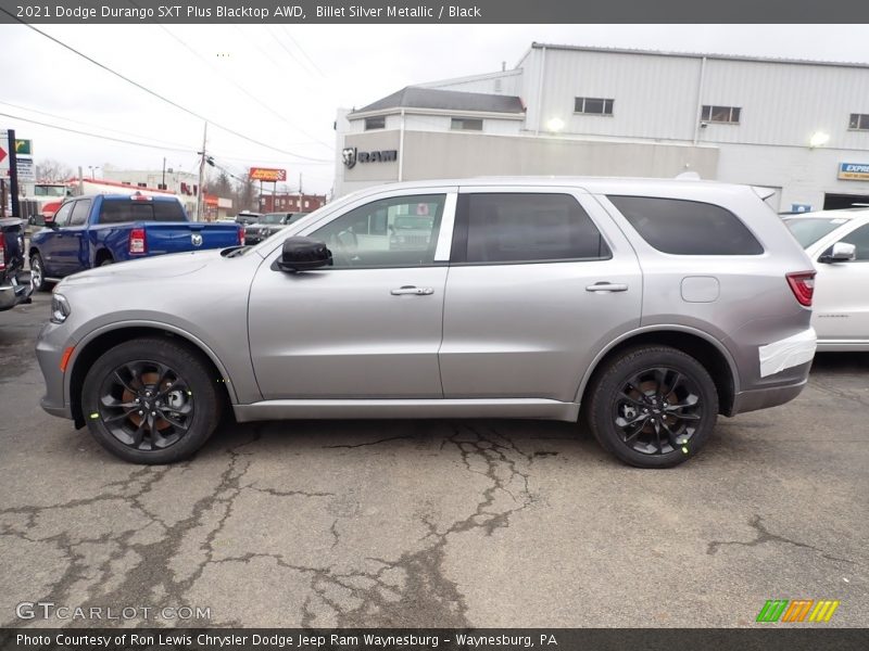 Billet Silver Metallic / Black 2021 Dodge Durango SXT Plus Blacktop AWD