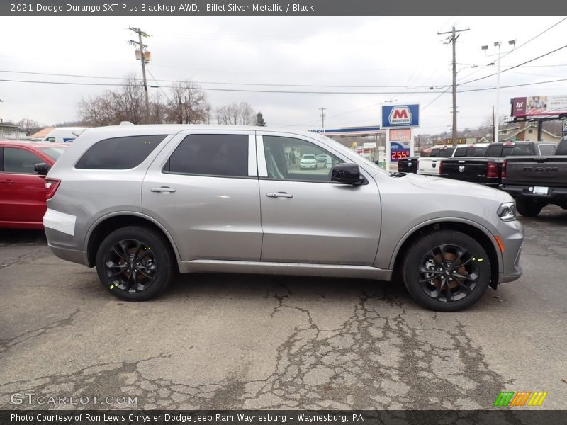 Billet Silver Metallic / Black 2021 Dodge Durango SXT Plus Blacktop AWD