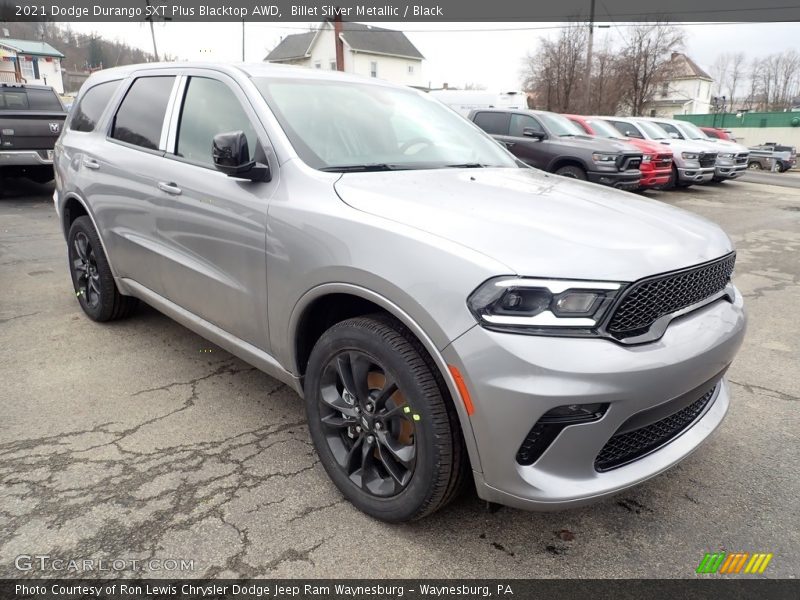 Billet Silver Metallic / Black 2021 Dodge Durango SXT Plus Blacktop AWD