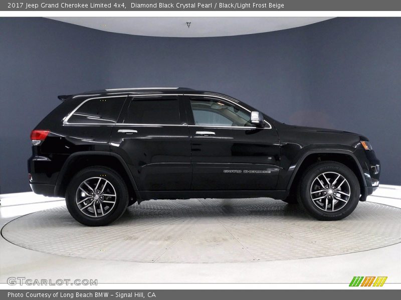Diamond Black Crystal Pearl / Black/Light Frost Beige 2017 Jeep Grand Cherokee Limited 4x4