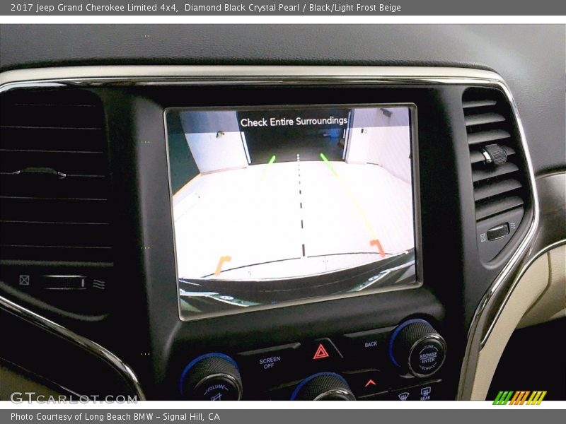 Diamond Black Crystal Pearl / Black/Light Frost Beige 2017 Jeep Grand Cherokee Limited 4x4
