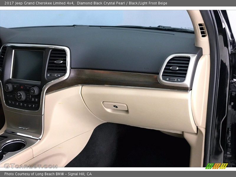 Diamond Black Crystal Pearl / Black/Light Frost Beige 2017 Jeep Grand Cherokee Limited 4x4