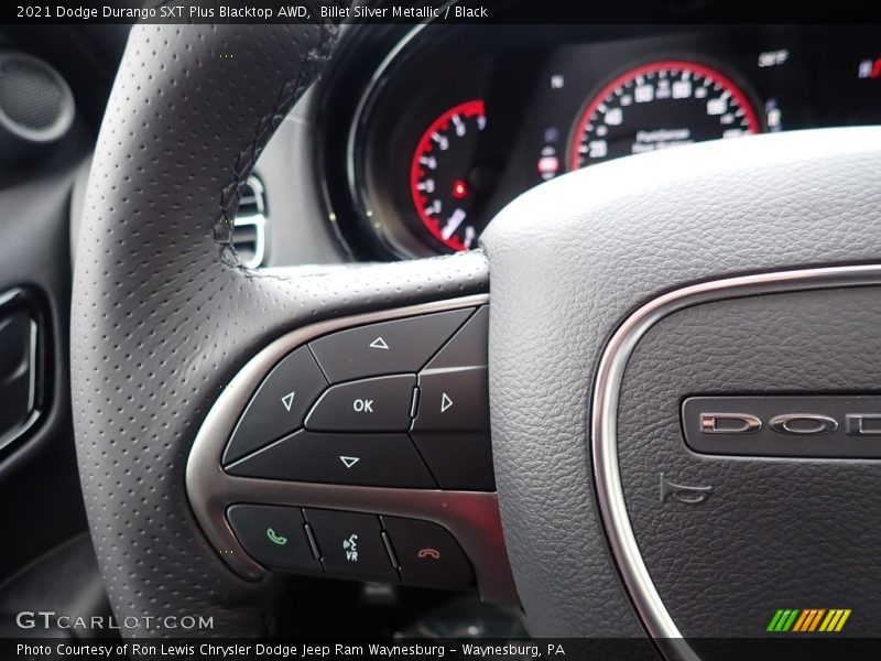 Billet Silver Metallic / Black 2021 Dodge Durango SXT Plus Blacktop AWD