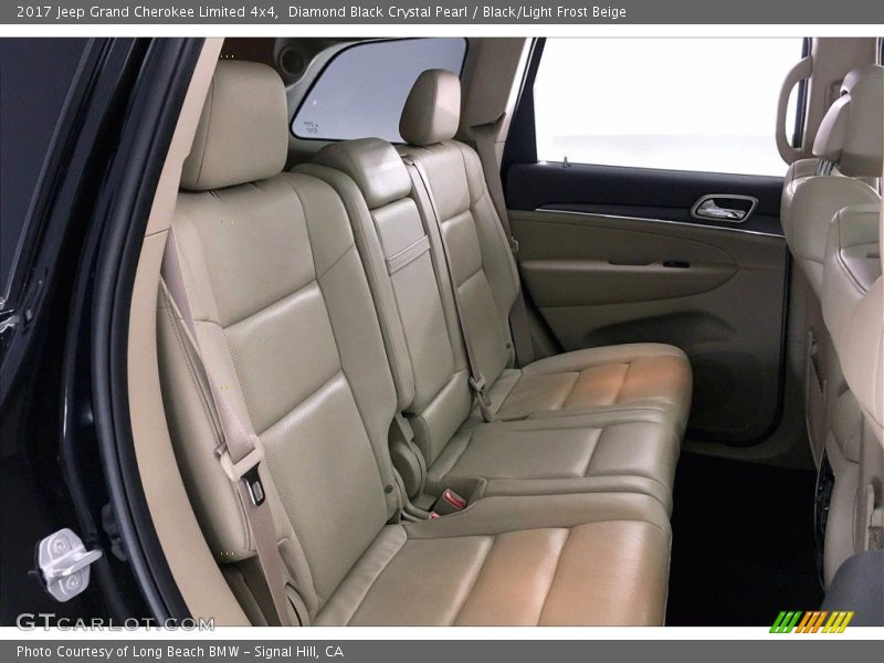 Diamond Black Crystal Pearl / Black/Light Frost Beige 2017 Jeep Grand Cherokee Limited 4x4