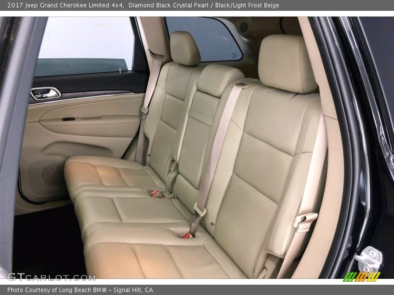 Diamond Black Crystal Pearl / Black/Light Frost Beige 2017 Jeep Grand Cherokee Limited 4x4
