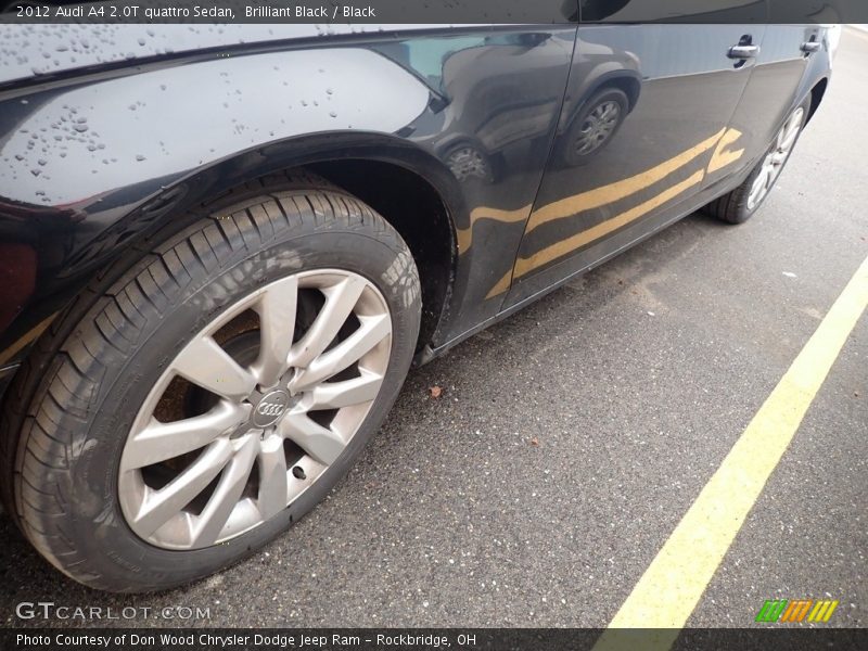 Brilliant Black / Black 2012 Audi A4 2.0T quattro Sedan