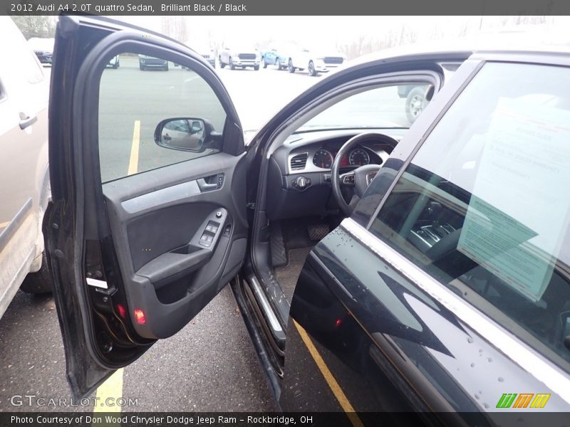 Brilliant Black / Black 2012 Audi A4 2.0T quattro Sedan