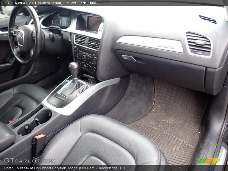 Brilliant Black / Black 2012 Audi A4 2.0T quattro Sedan