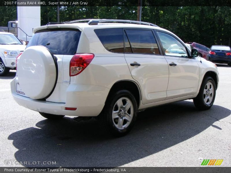 Super White / Ash Gray 2007 Toyota RAV4 4WD