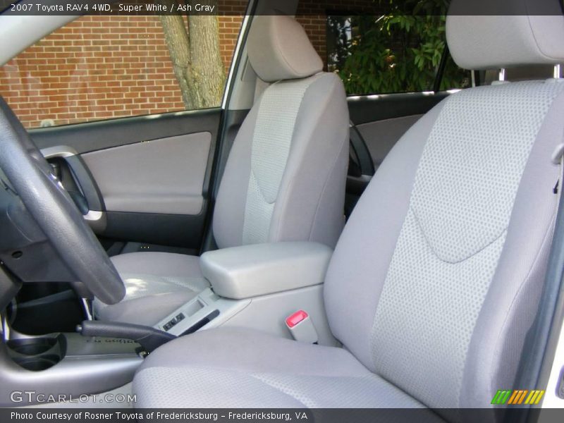 Super White / Ash Gray 2007 Toyota RAV4 4WD