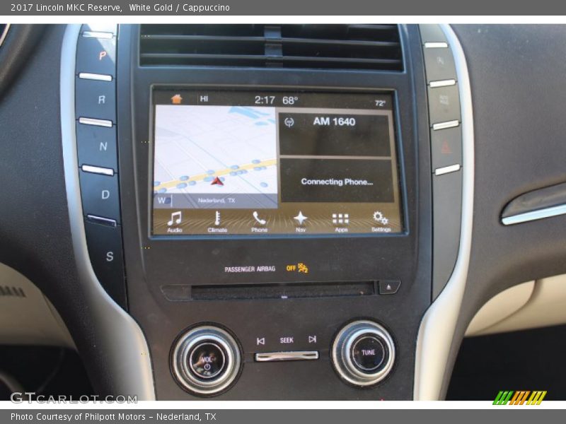 White Gold / Cappuccino 2017 Lincoln MKC Reserve