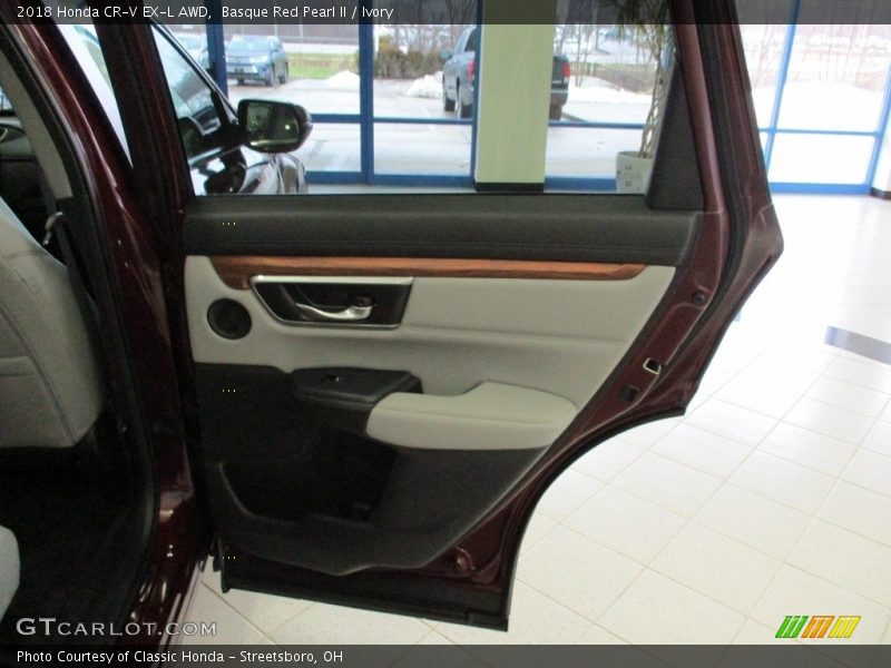Basque Red Pearl II / Ivory 2018 Honda CR-V EX-L AWD