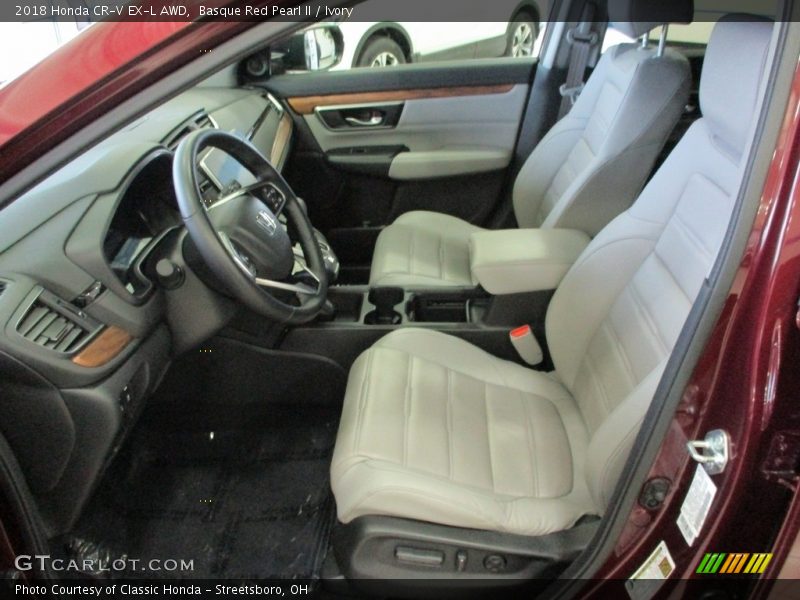 Basque Red Pearl II / Ivory 2018 Honda CR-V EX-L AWD
