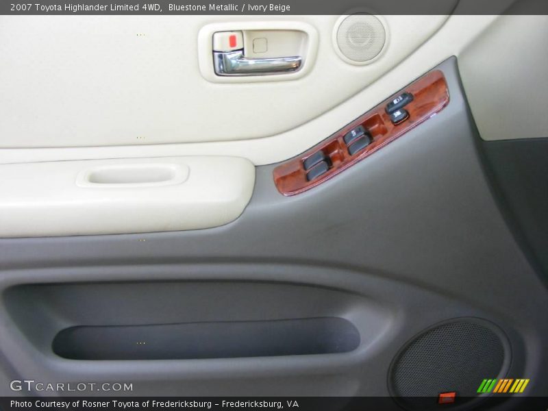 Bluestone Metallic / Ivory Beige 2007 Toyota Highlander Limited 4WD
